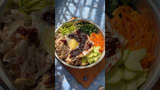 Bibimbap is the best koreanfood foodblogging bibimbab food cooking shorts [upl. by Redla]