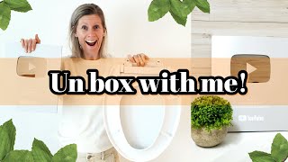 HOW SCANDISH HOME STARTED  PLAY BUTTON UNBOXING leave your Q and A questions [upl. by Ojadnama]