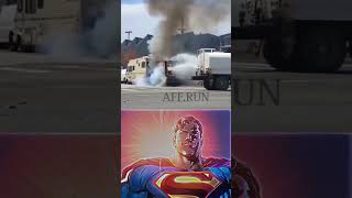 water delivery truck is faster than the fire department viralvideo foryou hero subscribe fyp [upl. by Ellenet]