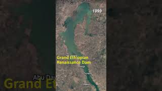 Grand Ethiopian Renaissance DamChange Water Level After Damshorts viral ethiopiatrend [upl. by Veal]