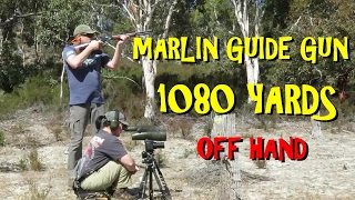 Marlin 4570 guide gun at 1080 yards [upl. by Anitserp]