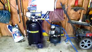 My Dual Air Compressor SetUp And Test [upl. by Turnheim62]