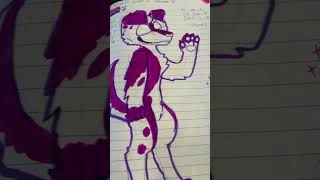 How to draw a fursona Part3 [upl. by Ahsillek850]