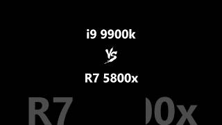 i9 9900k vs Ryzen 7 5800x [upl. by Ybrik239]