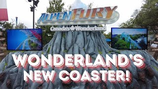 New Roller Coaster at Wonderland Alpen Fury [upl. by Gilchrist]