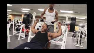 Busta Rhymes 315lbs for 5 On Incline Bench [upl. by Oir]