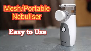 mesh nebulizerportable nebulizersmall nebulizerrechargeable nebulizernebulizer for kids [upl. by Yotal]