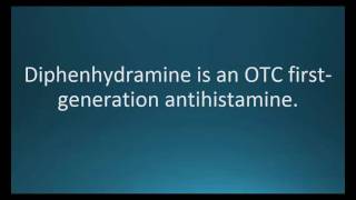 How to pronounce diphenhydramine Benadryl Memorizing Pharmacology Flashcard [upl. by Colline]