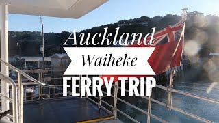 Auckland to Waiheke Island Ferry Trip on MV Korora [upl. by Nomelif]