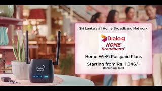 More GB at the same price on your dialog home broadband postpaid connection [upl. by Nilrem]