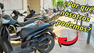 Las motos tienen su propia ETIQUETA de ESTACIONAMIENTO 🤔 [upl. by Andreana299]