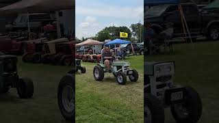 Garden Tractor Parade  Portage Garden Tractor Daze [upl. by Sherfield]