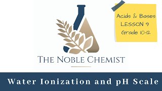 Water Ionization Constant Kw and pH Scale [upl. by Nawoj]