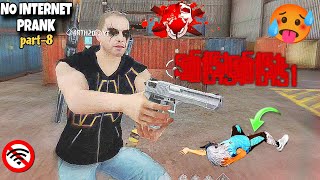 NO INTERNET PRANK PART8 freefire [upl. by Kinnon]