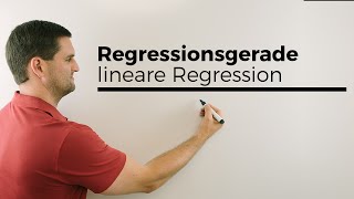 Regressionsgeraden lineare Regression Statistik  Mathe by Daniel Jung [upl. by Lifton]