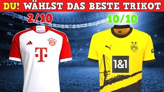 Wer hat das beste Bundesliga Trikot 202324  FC Bayern oder BVB [upl. by Suvart532]