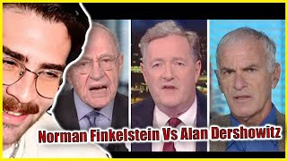 Norman Finkelstein Vs Alan Dershowitz On Israel Hamas  Hasan Clip Factory [upl. by Anilah]