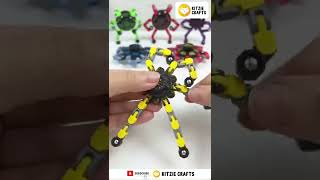 Transformable Fingertip Spinner  The Fidget Toy Gyro Spinner  spinner fidgetspinner ytshorts [upl. by Kameko]