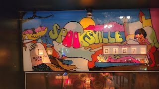 Rare Spooksville Arcade Cabine Style Pinball Machine by Allied Leisure [upl. by Eiaj966]