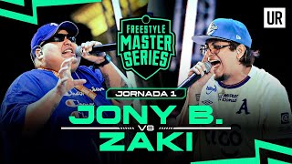 BATALLA SOPORÍFERA Y TONGO Jony B VS Zaki FMS Caribe J1 [upl. by Ileana]