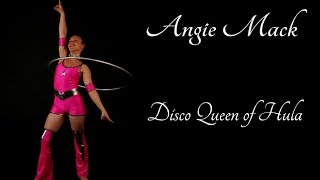 Angie Mack Disco hula hoop show [upl. by Feltie]