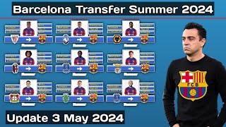 Barcelona Transfer News  Transfer Summer 2024 With Wirtz amp Kopmainers  Update 3 May 2024 [upl. by Novyart805]