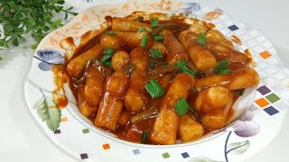 Korean Tteokbokki recipe  How to make reci cakes at hom [upl. by Zildjian71]