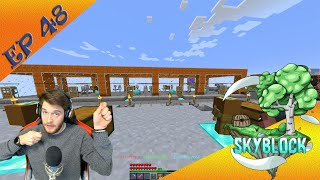 Aspect of the DRAGON y mi nueva granja de ESQUELETOS  SkyBlock  Hypixel 48  Gameplay Español [upl. by Gothart]