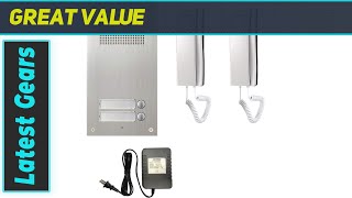 Commax 2Apartment Building Audio Intercom Set The Best Solution for Secure Entry [upl. by Ettenoitna]