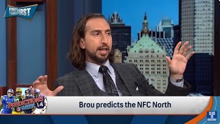 FIRST THINGS FIRST  Nick Wright PREDICTS Chicago Bears Will WIN NFC North [upl. by Strawn907]