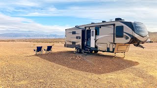 Free Camping at Snowbird Mesa AKA Poverty Flats Overton NV [upl. by Vorfeld684]