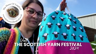 My first visit to the Scottish Yarn Festival 2024 [upl. by Naid]