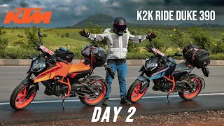 2024 KTM Duke 390 Gen 3 Touring Review  K2K Ride DAY 2  Pune to Delhi Bike Ride [upl. by Macmillan]