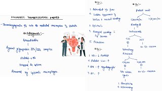 IDIOPATHIC THROMBOCYTOPENIC PURPURA NOTES  ONE PAGE NOTE HEMATOLOGY  MEDICINE  4TH PROFF  MBBS [upl. by Eniarrol]