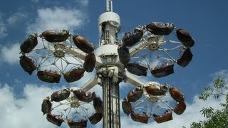 Bounty Tower Offride Plopsa Holiday Park Hassloch Germany [upl. by Llekram]