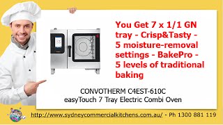 Convotherm easyTouch Combi Oven  Restaurant Equipment [upl. by Krid]