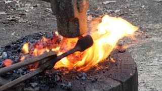 Making Iron In The Woods  Bloomery Furnace [upl. by Noni]