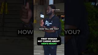 First Woman Not Caring About Men’s Height😱🤯thedesirabletruth [upl. by Ollayos]