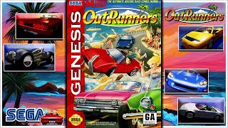 OutRunners 29 Stage 1320 Egypt SEGA GENMD  OST [upl. by Akinajnat]