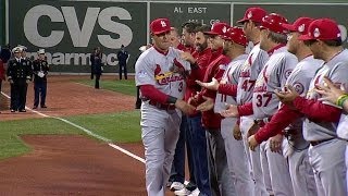 Cardinals starting lineup is announced [upl. by Lucilla]