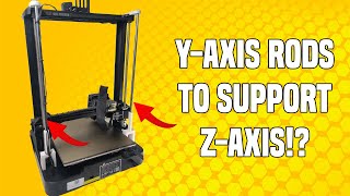 Ender 3 V3 SE  Use YAxis Rods to Support ZAxis [upl. by Noble]