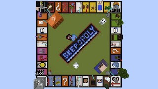 So I Forced Skeppy to Play Giant Monopoly With Me [upl. by Aidnis16]