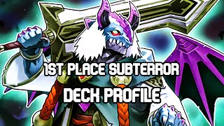 1st Place Subterror Deck Profile WinAMat Tournament January 2022 [upl. by Niamjneb]