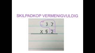 Skilpadkop vermenigvuldig mathdou graad 5 tot 9 [upl. by Bates]