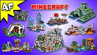 Every Lego Minecraft 2017 Set  Complete Collection [upl. by Wivestad]