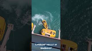 Have you ever seen cruise ships practice using lifeboats [upl. by Tamara258]