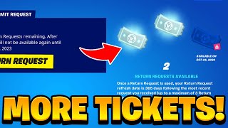 HOW TO GET MORE REFUND TICKETS in Fortnite Free Refund Tokens [upl. by Eugor]