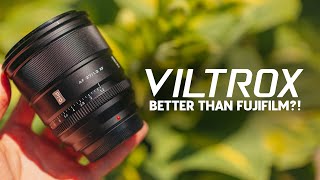 DOES FUJIFILM NEED TO WAKE UP  VILTROX 27MM F12 REVIEW [upl. by Hserus]