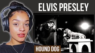 First Time Hearing Elvis Presley  Hound Dog Reaction  Rere Reacts [upl. by Ernald]