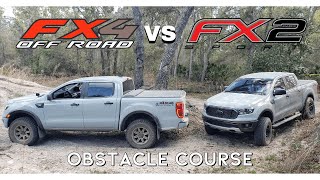 Ford Ranger FX2 VS FX4 Obstacle Course  Part 2 [upl. by Oisinoid235]